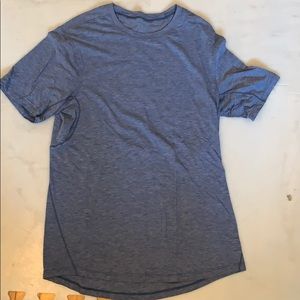 Mens Small Lululemon Heather Blue Short-sleeve T